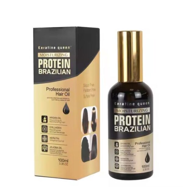 Keratine Queen Brazilian Protein Hair Serum - Image 2